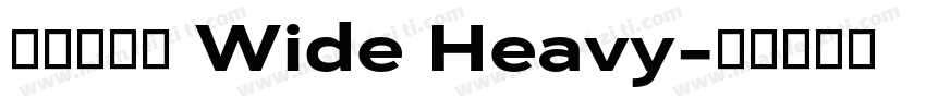 ヒカリ角ゴ Wide Heavy字体转换